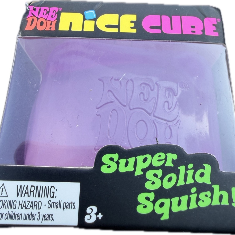 Nee Doh Nice Cube Super Solid Squish NWT Viral